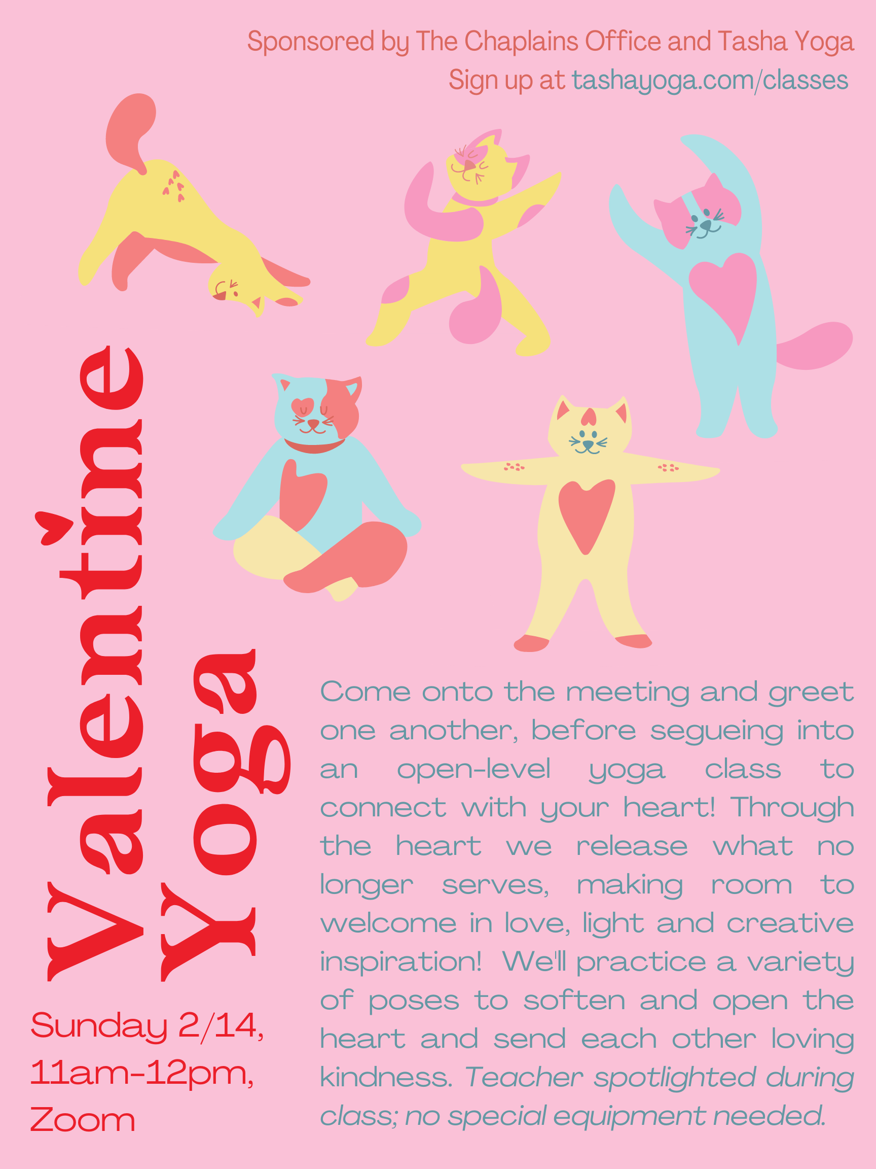 partner yoga valentines day flyer